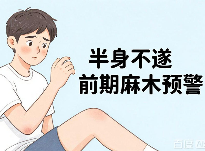 半身不遂前期麻木预警