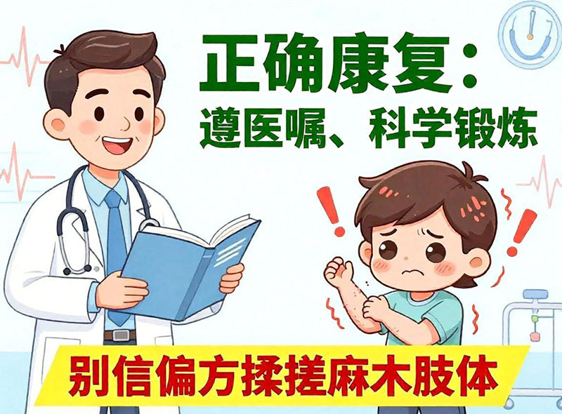 别信偏方揉搓麻木肢体