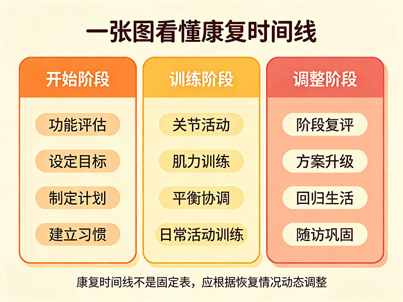 康复疗程安排时间线