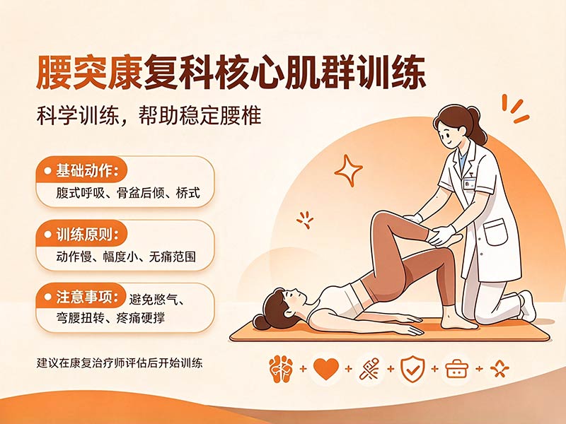 腰突康复科核心肌群训练