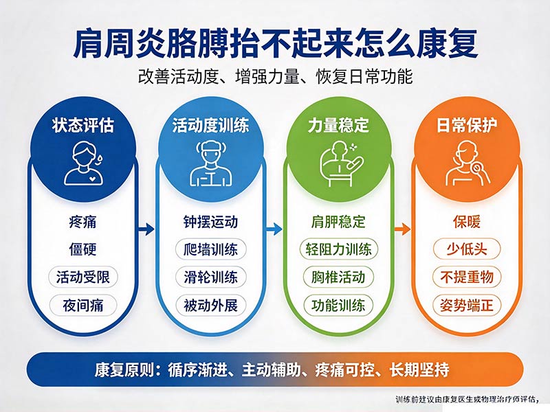 肩周炎胳膊抬不起来怎么康复