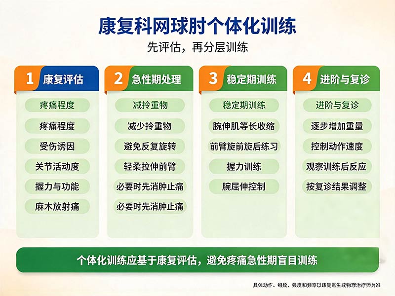 康复科网球肘个体化训练