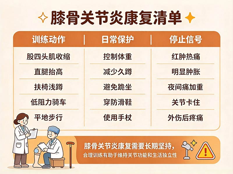 膝关节骨关节炎康复