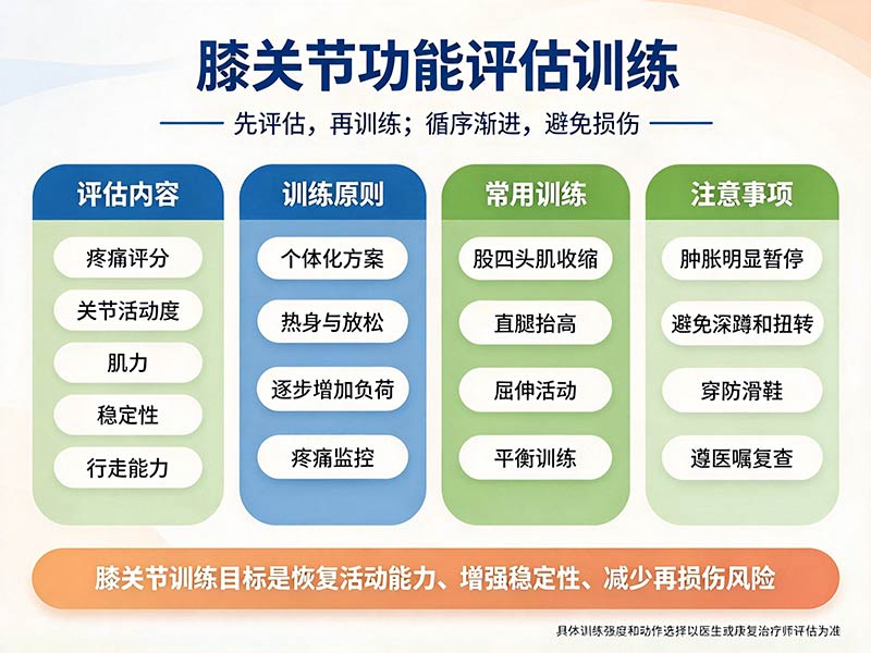 膝关节功能评估训练