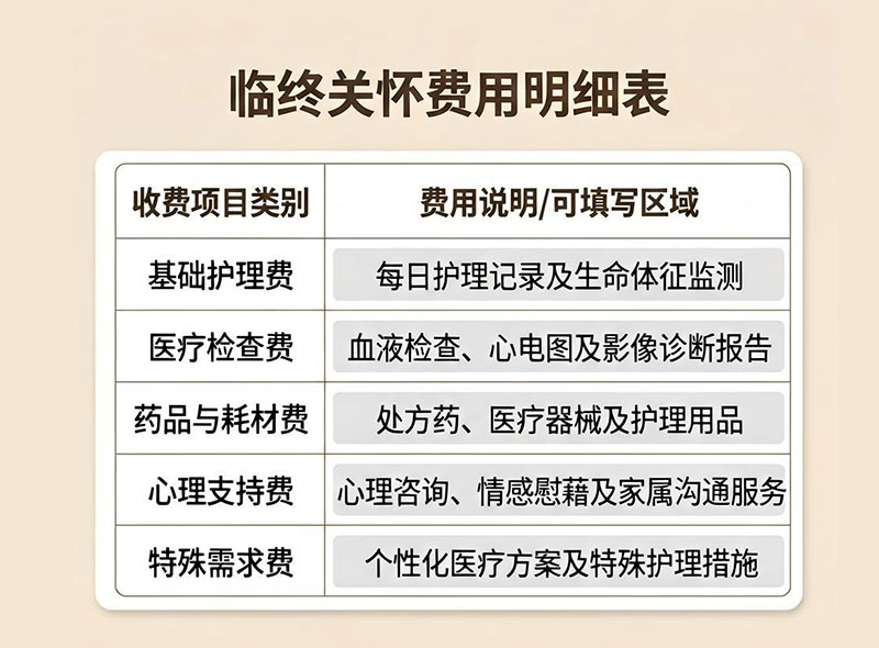 哈尔滨临终关怀费用科普