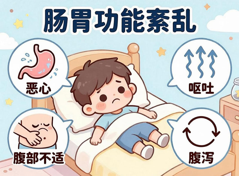 肠胃功能紊乱典型表现
