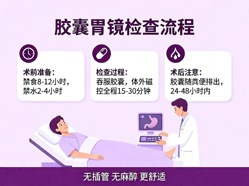 胶囊胃镜检查流程