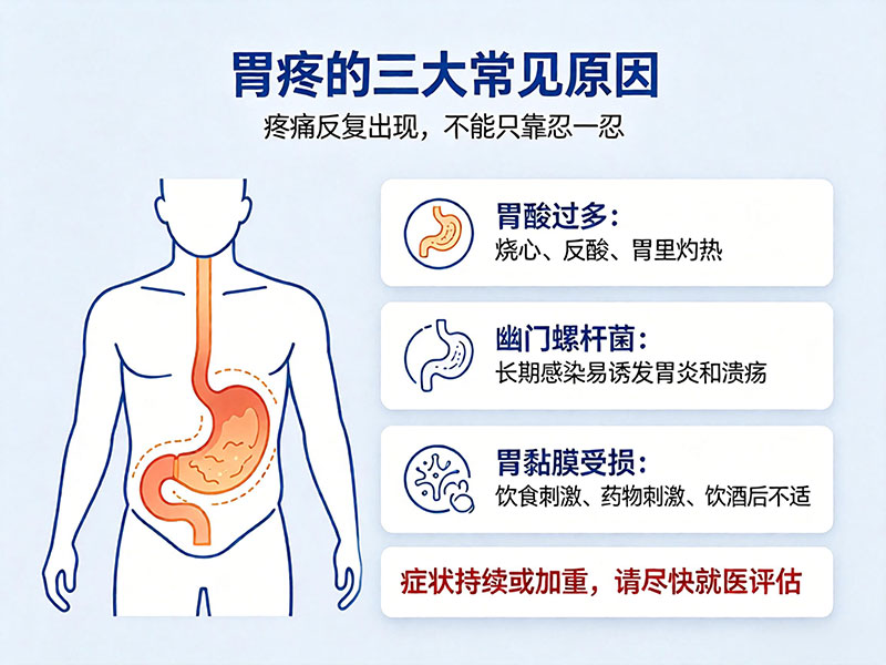 胃疼三大病根