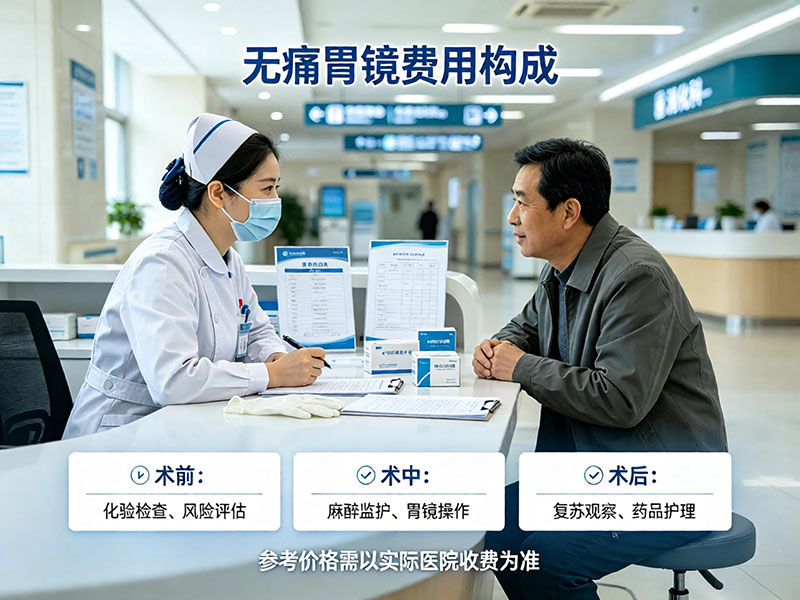 无痛胃镜费用构成