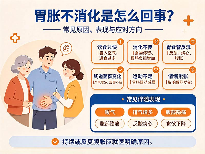 胃胀不消化是怎么回事