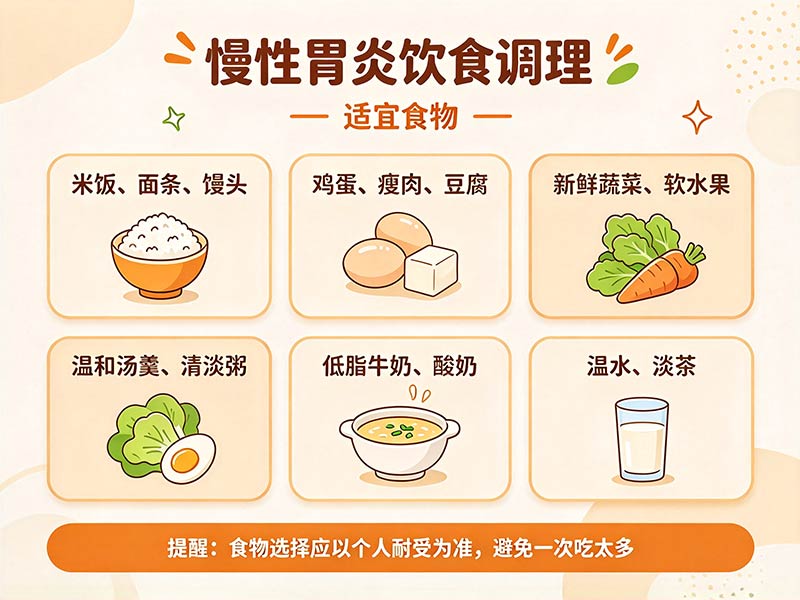 慢性胃炎饮食调理