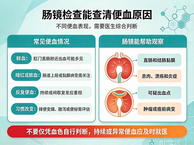 肠镜检查能查清便血原因