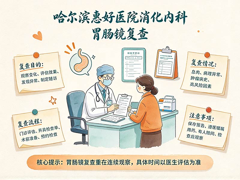 哈尔滨惠好医院消化内科胃肠镜复查