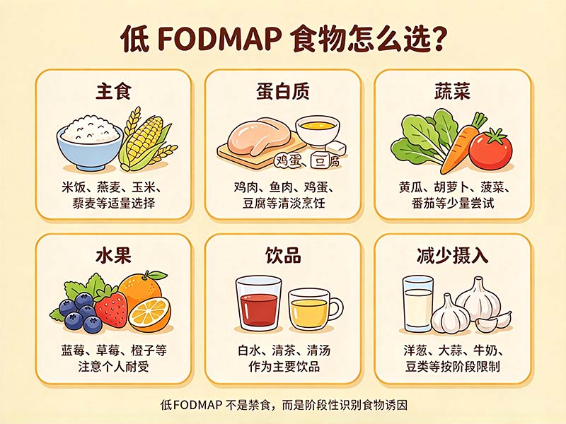 低FODMAP饮食搭配