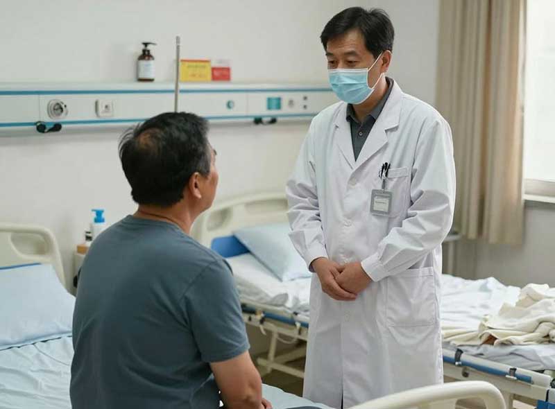 中秋佳节患者慰问活动