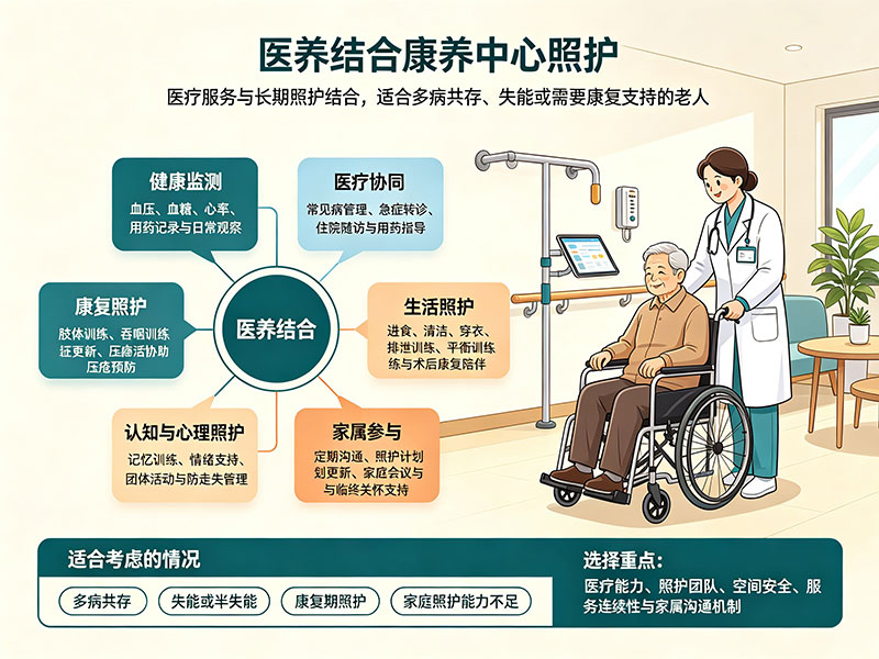 医养结合康养中心照护