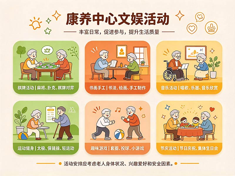 康养中心文娱活动