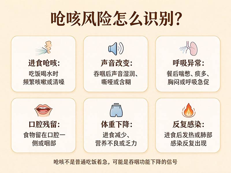老人进食呛咳照护