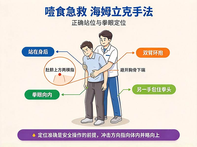 噎食急救海姆立克手法