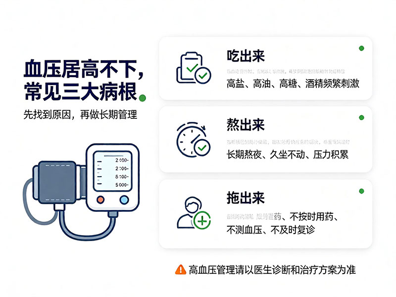 高血压三大病根