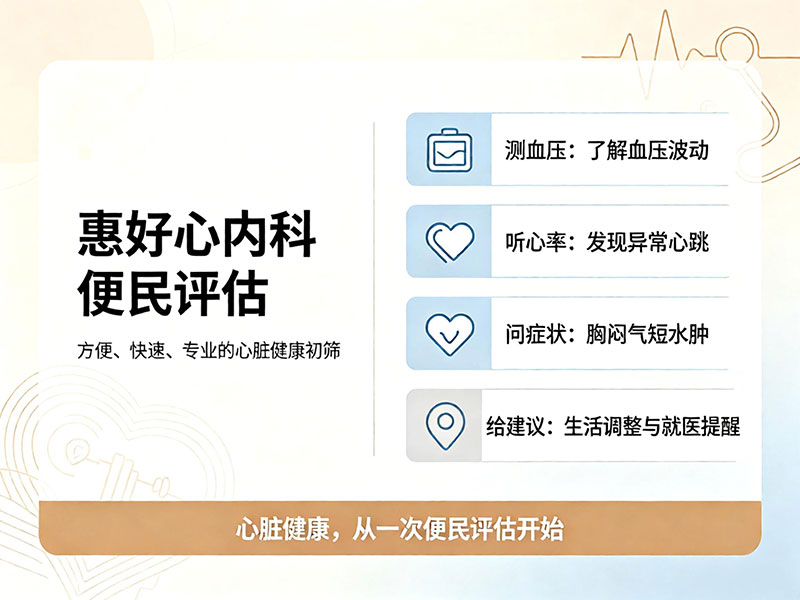 惠好心内科便民评估