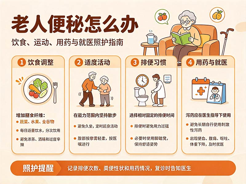 老人便秘怎么办