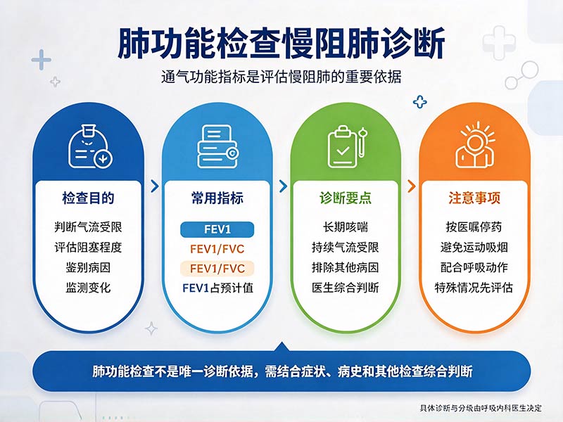 肺功能检查慢阻肺诊断