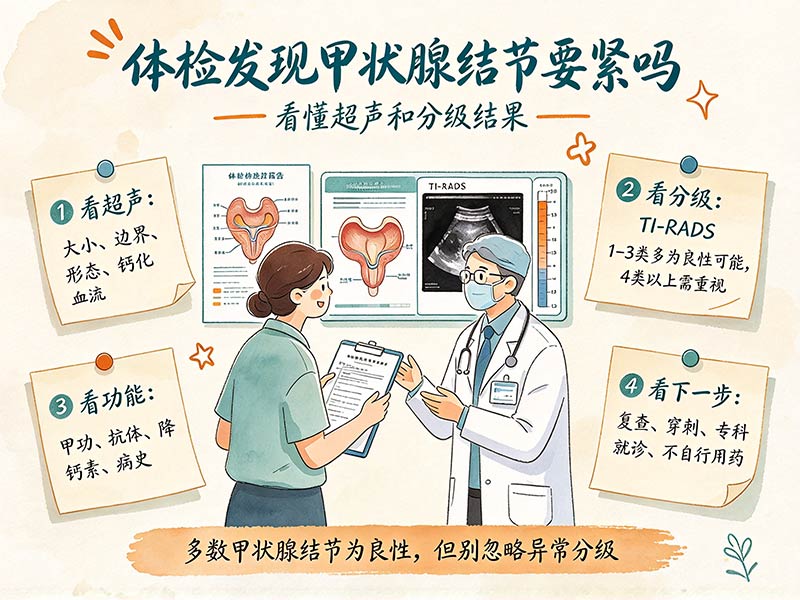 体检发现甲状腺结节要紧吗