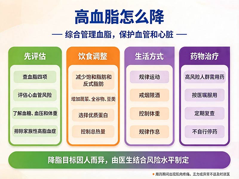 高血脂怎么降